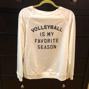 Volleyball season sweatshirt